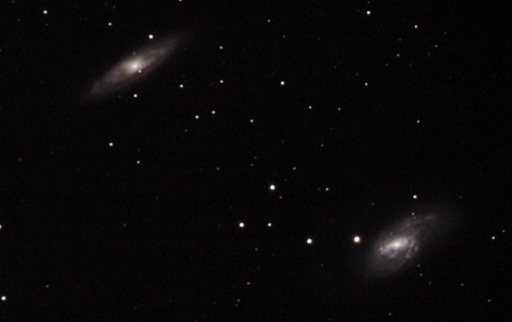 Galaxies in Leo M65 and M66