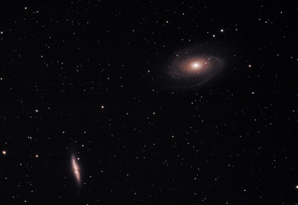 Twin galaxies in Ursa Major M81 and M82