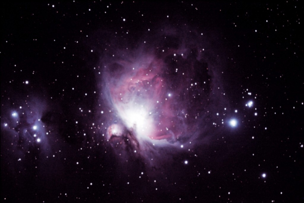 The Great Orion Nebula M42, Running man Nebula